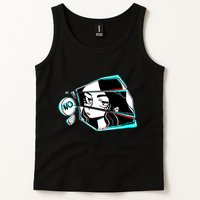Anime No Eyes Broken Glass Tank Top