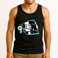 Anime No Eyes Broken Glass Tank Top