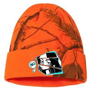 Anime No Eyes Broken Glass Kati Licensed 12" Camo Beanie