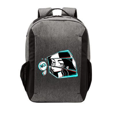 Anime No Eyes Broken Glass Vector Backpack