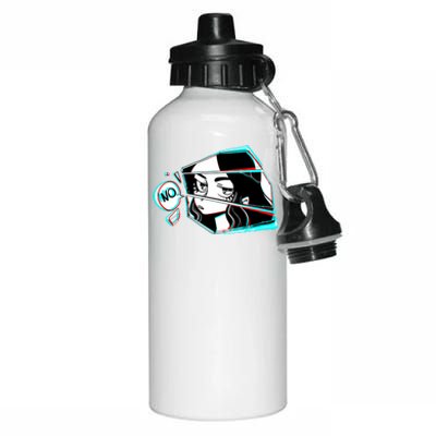 Anime No Eyes Broken Glass Aluminum Water Bottle 