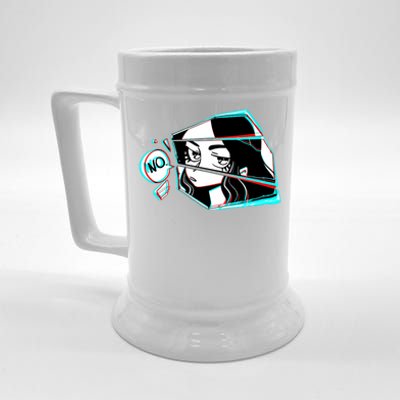 Anime No Eyes Broken Glass Beer Stein