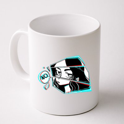 Anime No Eyes Broken Glass Coffee Mug