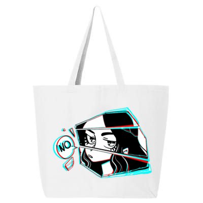 Anime No Eyes Broken Glass 25L Jumbo Tote