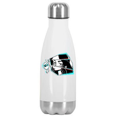 Anime No Eyes Broken Glass Stainless Steel Insulated Water Bottle