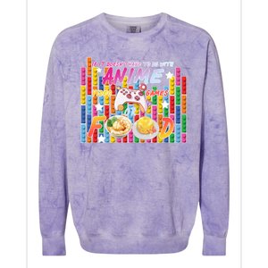 Anime Video Games Food Colorblast Crewneck Sweatshirt