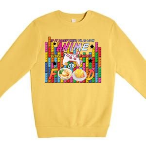 Anime Video Games Food Premium Crewneck Sweatshirt