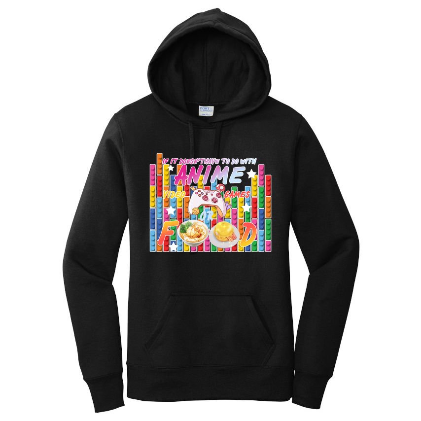 Anime Video Games Food Women's Pullover Hoodie
