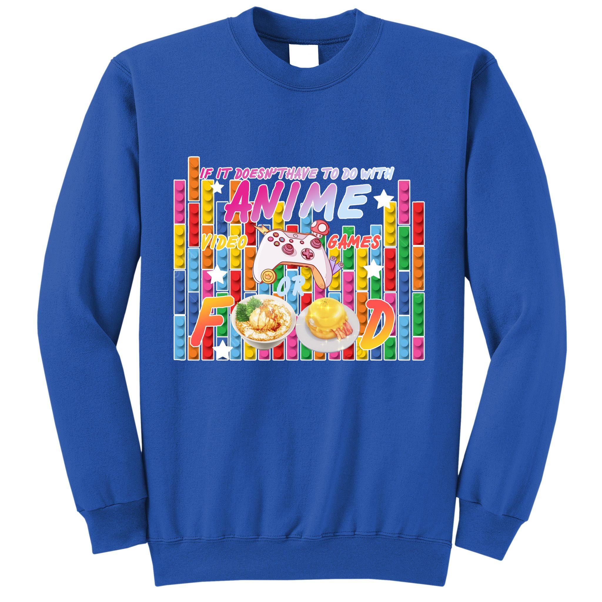 Anime Video Games Food Sweatshirt