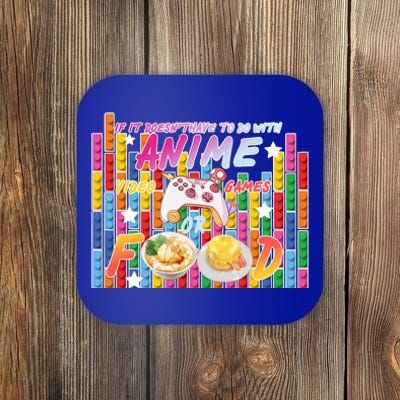 Anime Video Games Food Coaster