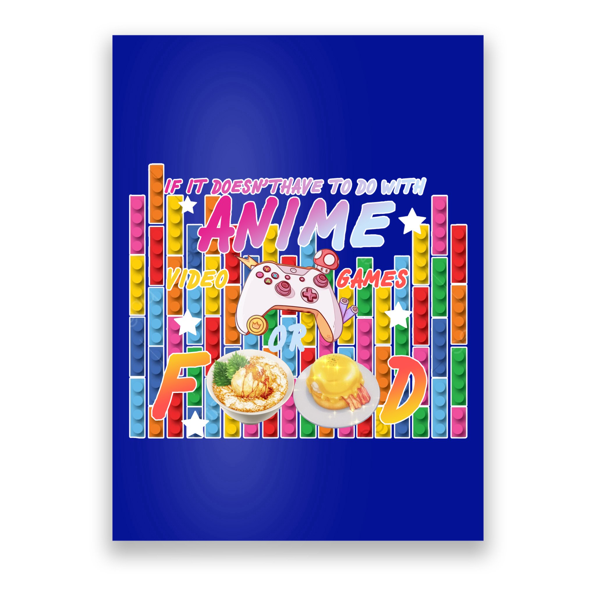 Anime Video Games Food Poster