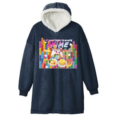 Anime Video Games Food Hooded Wearable Blanket