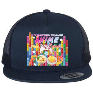 Anime Video Games Food Flat Bill Trucker Hat