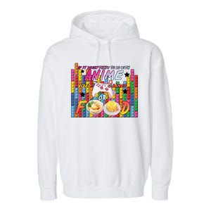 Anime Video Games Food Garment-Dyed Fleece Hoodie