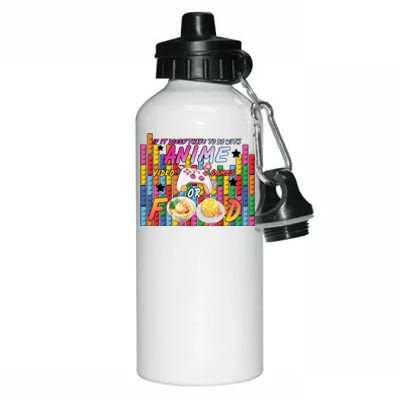 Anime Video Games Food Aluminum Water Bottle