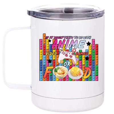 Anime Video Games Food 12 oz Stainless Steel Tumbler Cup