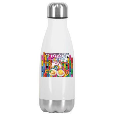 Anime Video Games Food Stainless Steel Insulated Water Bottle