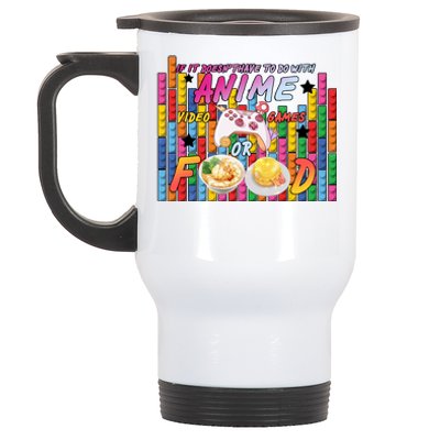 Anime Video Games Food Stainless Steel Travel Mug