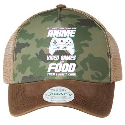 Anime Video Games Or Food Legacy Tie Dye Trucker Hat