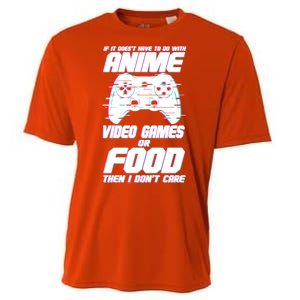 Anime Video Games Or Food Cooling Performance Crew T-Shirt