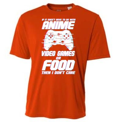 Anime Video Games Or Food Cooling Performance Crew T-Shirt