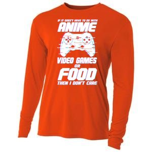 Anime Video Games Or Food Cooling Performance Long Sleeve Crew