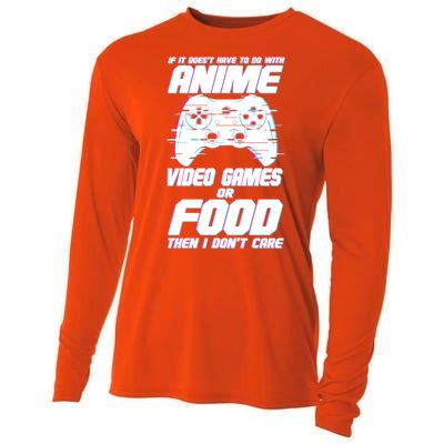 Anime Video Games Or Food Cooling Performance Long Sleeve Crew