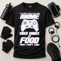 Anime Video Games Or Food Cooling Performance Crew T-Shirt