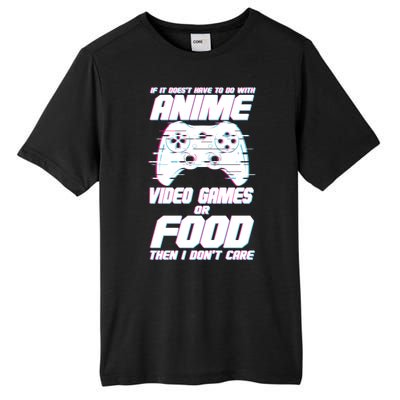 Anime Video Games Or Food Tall Fusion ChromaSoft Performance T-Shirt