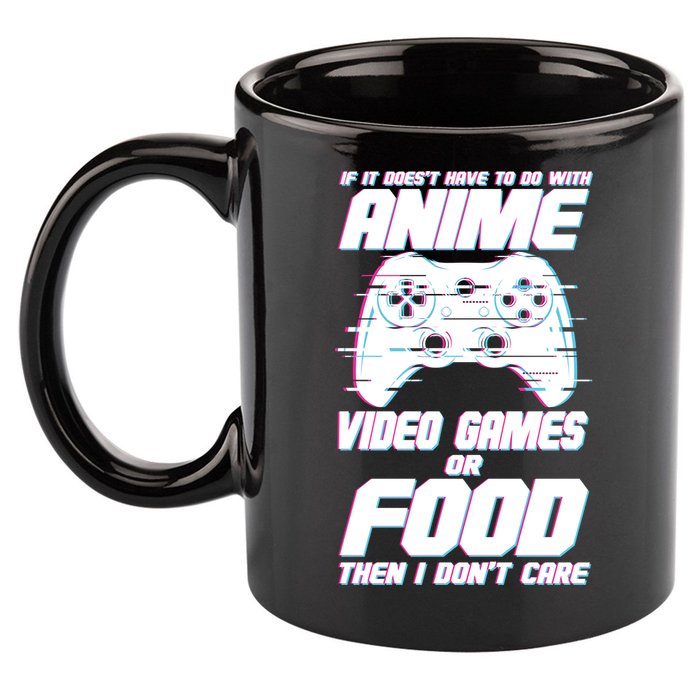 Anime Video Games Or Food 11oz C Handle Ceramic Mug