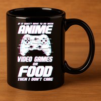 Anime Video Games Or Food 11oz C Handle Ceramic Mug