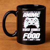 Anime Video Games Or Food 11oz C Handle Ceramic Mug