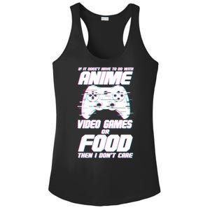 Anime Video Games Or Food Ladies PosiCharge Competitor Racerback Tank