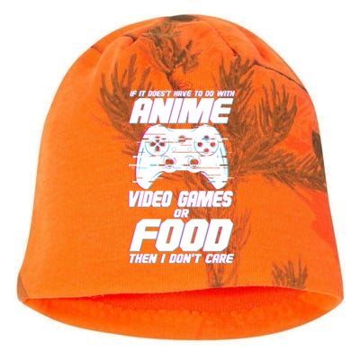 Anime Video Games Or Food Kati - Camo Knit Beanie