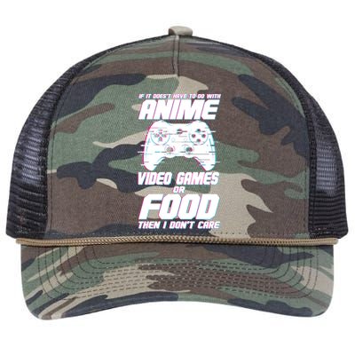 Anime Video Games Or Food Retro Rope Trucker Hat Cap