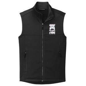 Anime Video Games Or Food Collective Smooth Fleece Vest