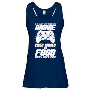 Anime Video Games Or Food Ladies Essential Flowy Tank