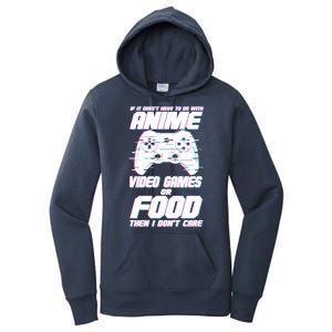 Anime Video Games Or Food Women's Pullover Hoodie