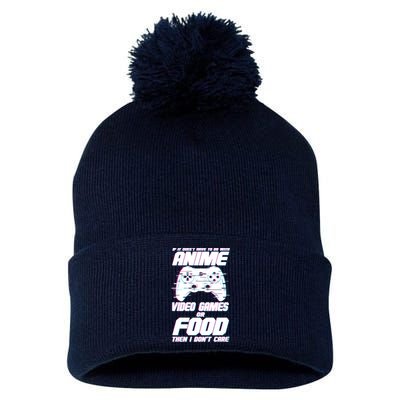 Anime Video Games Or Food Pom Pom 12in Knit Beanie