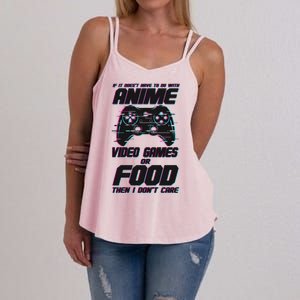 Anime Video Games Or Food Women's Strappy Tank