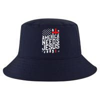 America Needs Jesus Cool Comfort Performance Bucket Hat