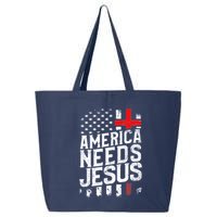 America Needs Jesus 25L Jumbo Tote