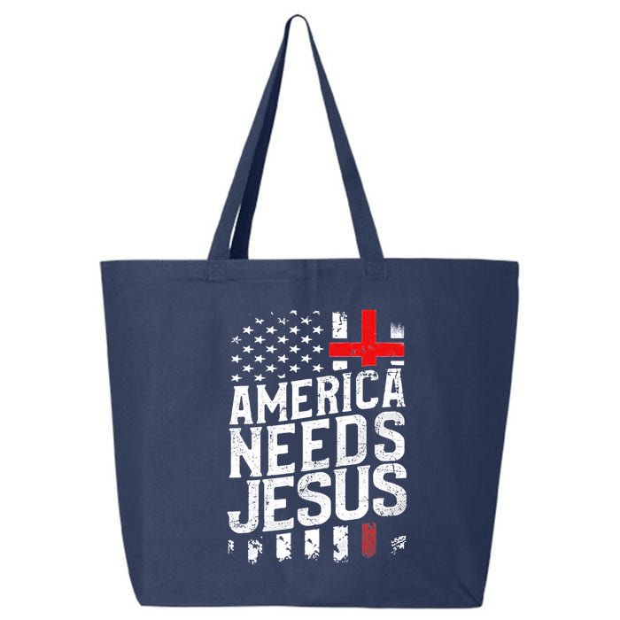 America Needs Jesus 25L Jumbo Tote
