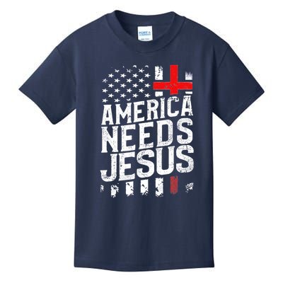 America Needs Jesus Kids T-Shirt