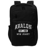 Avalon New Jersey Nj Vintage Established Sports Impact Tech Backpack