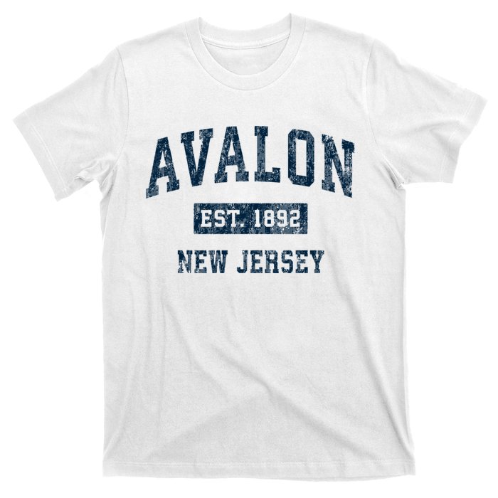 Avalon New Jersey Nj Vintage Sports T-Shirt