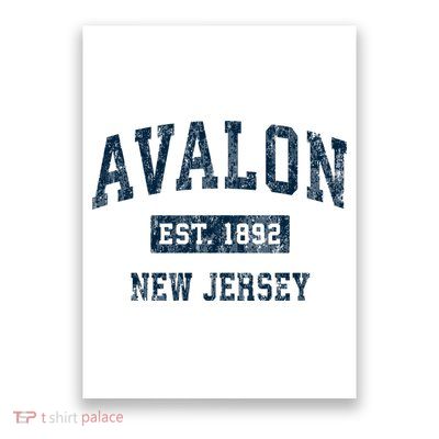 Avalon New Jersey Nj Vintage Sports Poster