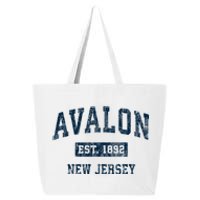 Avalon New Jersey Nj Vintage Sports 25L Jumbo Tote