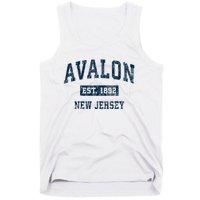 Avalon New Jersey Nj Vintage Sports Tank Top