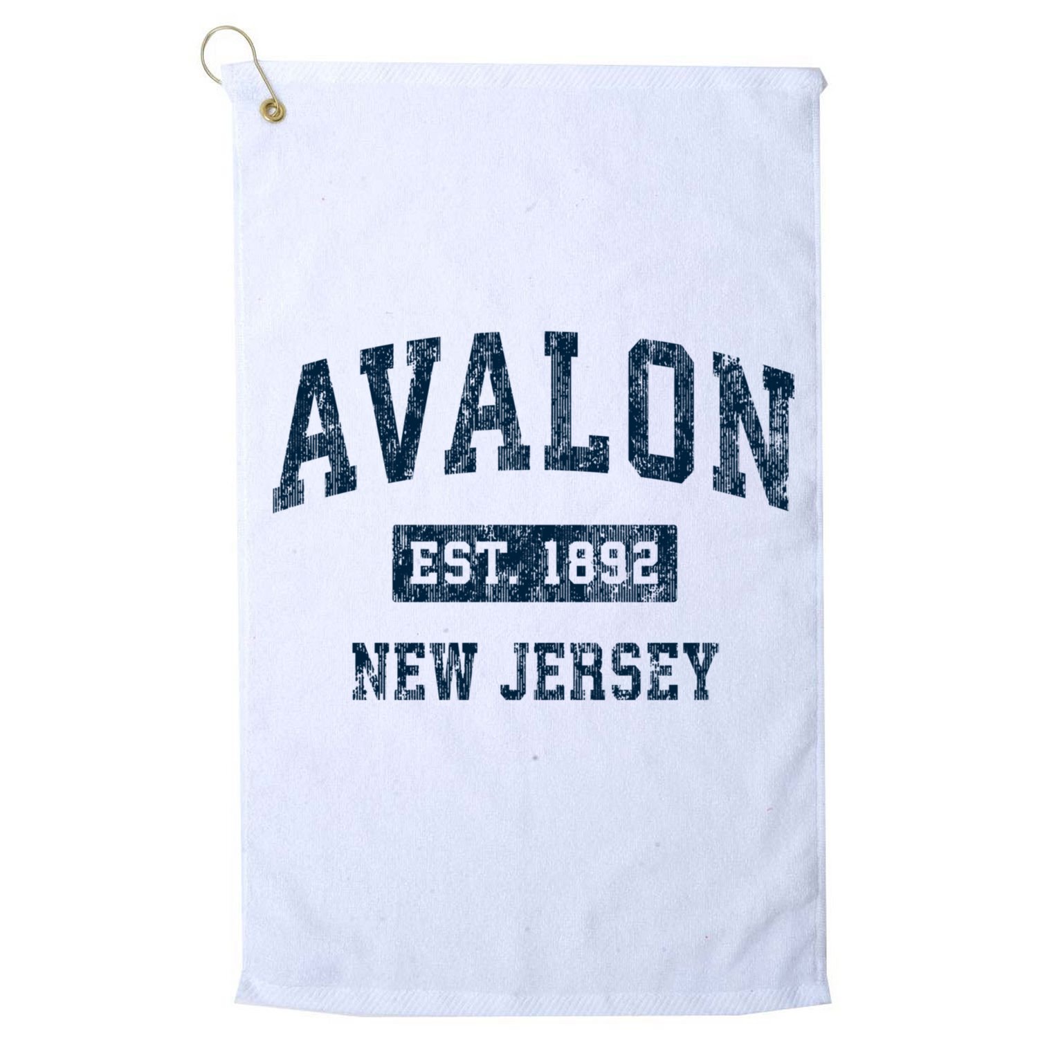 Avalon New Jersey Nj Vintage Sports Golf Towel